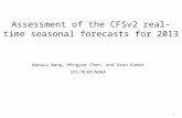 Assessment of the CFSv2 real-time seasonal forecasts for 2013