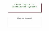CS542 Topics in Distributed Systems