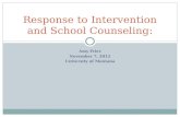 Response to Intervention and School Counseling: