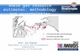 Shale gas resource estimates: methodology and uncertainties