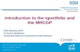 Introduction to the eportfolio and the MRCGP