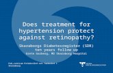 Does treatment for hypertension protect against retinopathy?