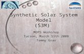 Synthetic Solar System Model (S3M)
