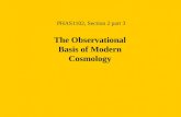 The Observational Basis of Modern Cosmology