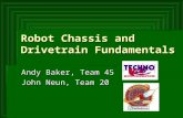 Robot Chassis and Drivetrain Fundamentals