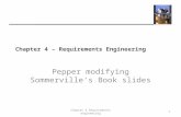 Chapter 4 – Requirements Engineering