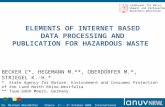 ELEMENTS OF INTERNET BASED  DATA PROCESSING AND  PUBLICATION FOR HAZARDOUS WASTE
