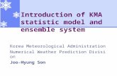 Introduction of KMA statistic model and ensemble system