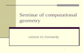 Seminar of computational geometry