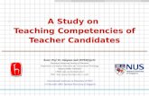 A Study on  Teaching Competencies of Teacher Candidates