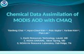 Chemical Data Assimilation of MODIS AOD with CMAQ