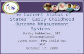 The Current Status of States' Early Childhood Outcome Measurement Systems