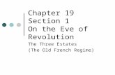 Chapter 19 Section 1 On the Eve of Revolution