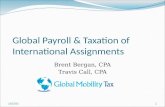 Global Payroll & Taxation of International Assignments