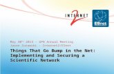 Things That Go Bump in the Net: Implementing and Securing a Scientific Network