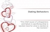 Dating Behaviors