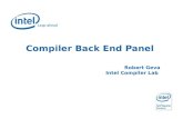 Compiler Back End Panel