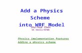 Add a Physics Scheme  into WRF Model