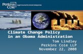 Climate Change Policy  in an Obama Administration