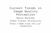 Current Trends in Image Quality Perception