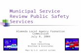 Municipal Service Review Public Safety Services