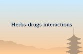 Herbs-drugs interactions