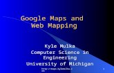 Google Maps and  Web Mapping