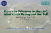 From the  TeVatron  to the LHC: What could lie beyond the SM?