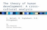 The theory of human development: A cross-cultural analysis