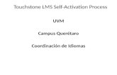 Touchstone  LMS  Self-Activation Process