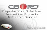 Comprehensive Solutions.  Innovative Products.  Dedicated Service.