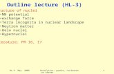 Outline lecture (HL- 3 )