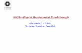Nb3Sn Magnet Development Breakthrough