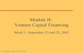 Module II:  Venture Capital Financing