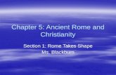 Chapter 5: Ancient Rome and Christianity