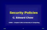 Security Policies