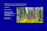 FORS 8450 • Advanced Forest Planning Lecture 12 Tabu Search