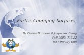 Earths Changing Surfaces
