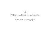PAJ Patents Abstracts of Japan