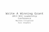 Write A Winning Grant