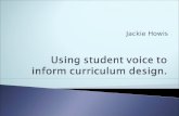 Using student voice to inform curriculum design.