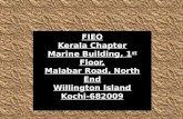 FIEO Kerala Chapter Marine Building, 1 st  Floor, Malabar Road, North End Willington Island