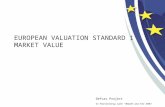 EUROPEAN VALUATION STANDARD 1  MARKET VALUE