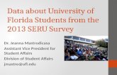 Data about University of Florida Students from the 2013 SERU Survey