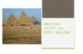 ANCIENT EGYPT by RORY MALONE