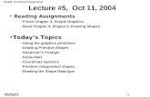 Lecture #5,  Oct 11, 2004