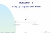 WORKSHOP 2 Simply Supported Beam