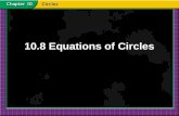 10.8 Equations of Circles