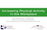 Increasing Physical Activity in the Workplace