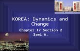 KOREA: Dynamics and Change